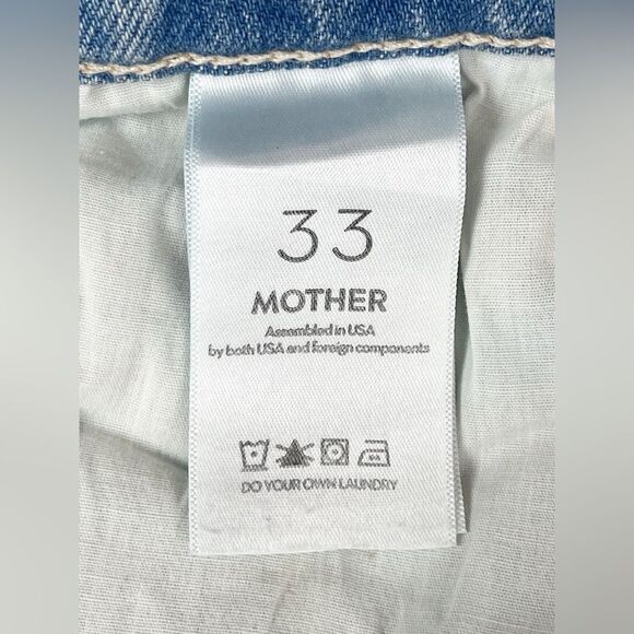 Mother Superior The Spitfire Sneak Wide Leg Baggy Jeans 33 NWT - Picture 7 of 16